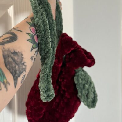 Crossbody Red Fruit Pouch