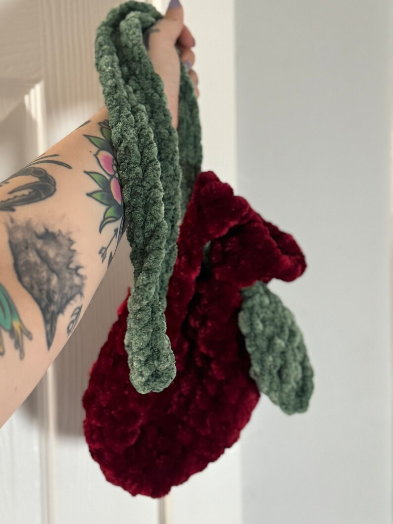 Crossbody Red Fruit Pouch