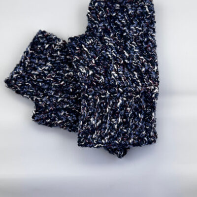 M/L Fingerless Gloves - Blue Granite